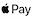 Icona di Apple Pay accettata tramite Stripe